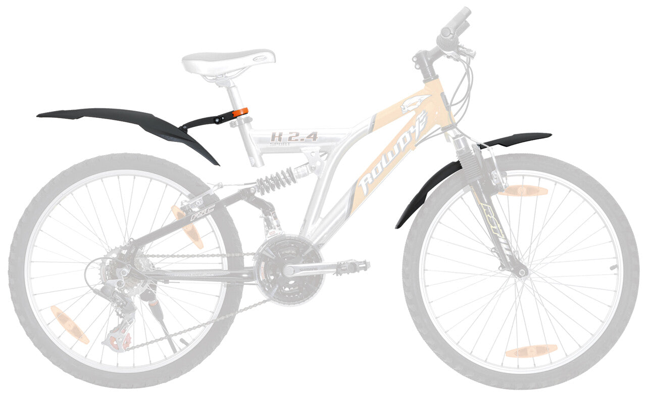 SKS Rowdy garde-boue set 20"-24" enfant noir