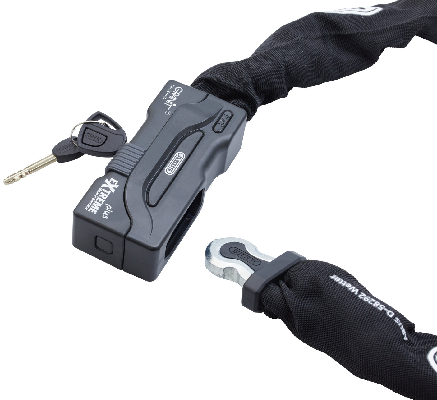 ABUS Extreme-Chain-Plus 59/12HKS110 Antivol chaîne noir