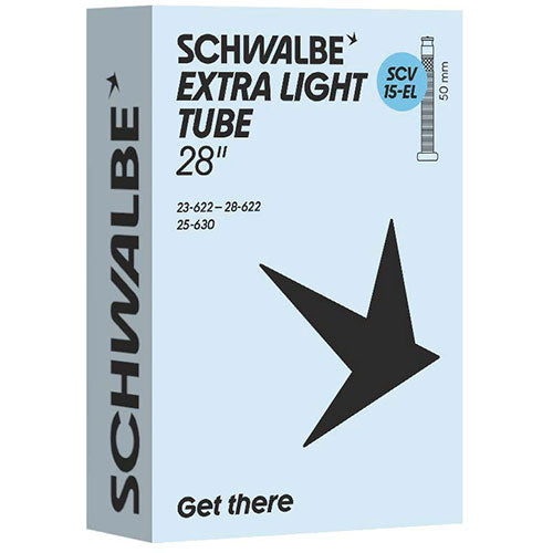Schwalbe SCV 15-EL EXTRA LIGHT Chambre à air 23/28-622/630