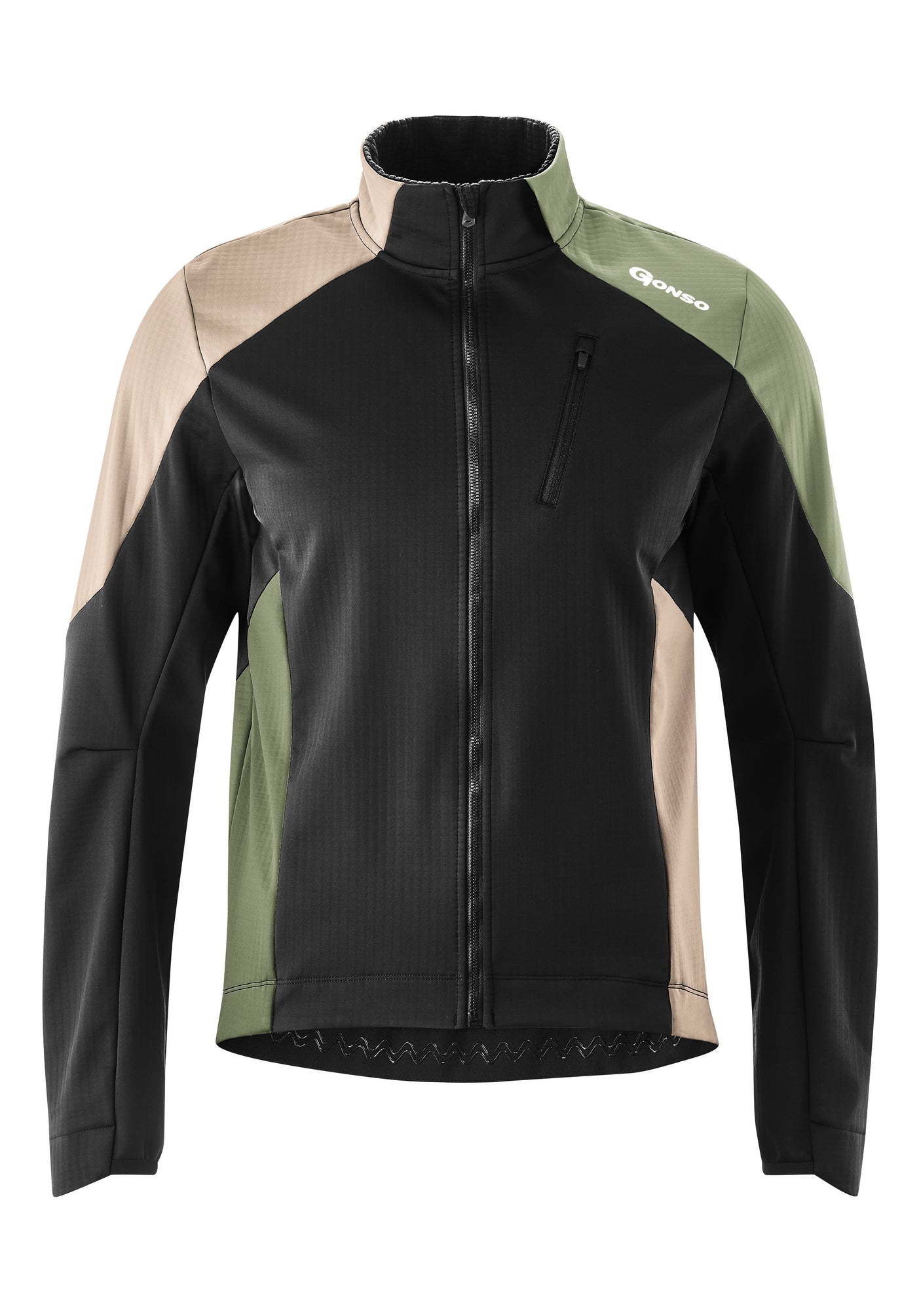 Gonso Trail Veste Softshell Homme Noir/timson Sable/bellourt Castle