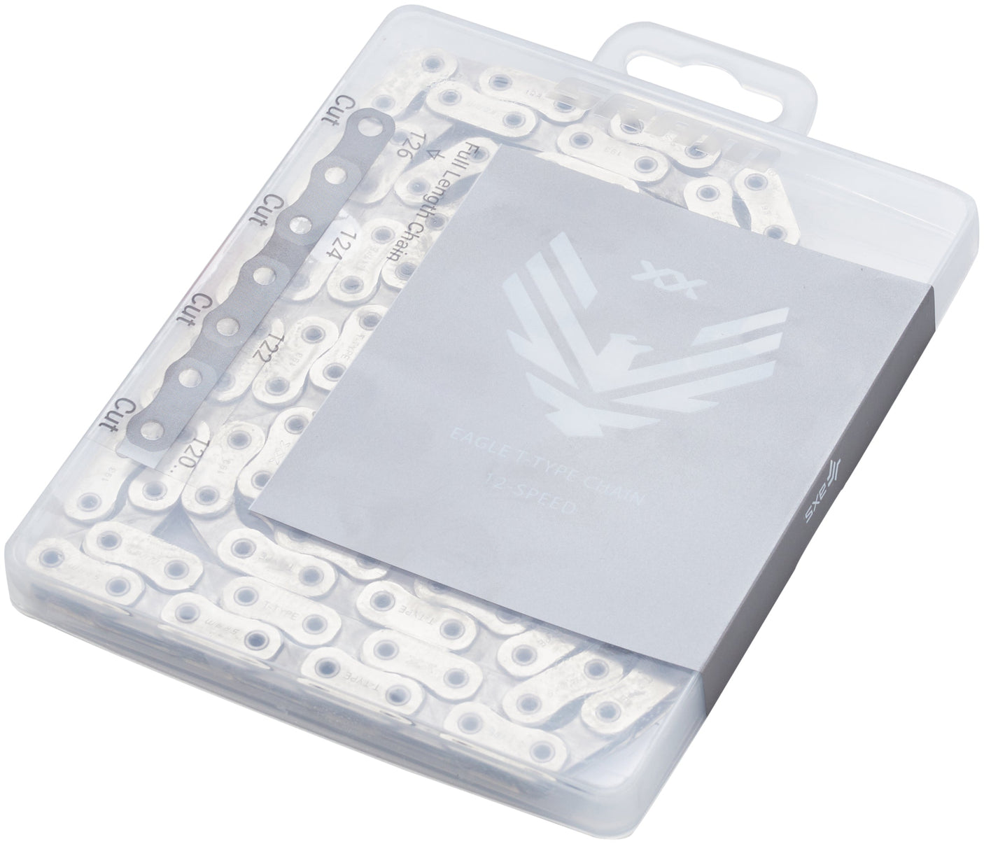 SRAM XX Eagle T-Type chaîne 12 vitesses 126 maillons incluant PowerLock argenté