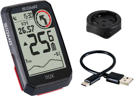 Sigma ROX 4.0 compteur de vélo incl. support de potence noir