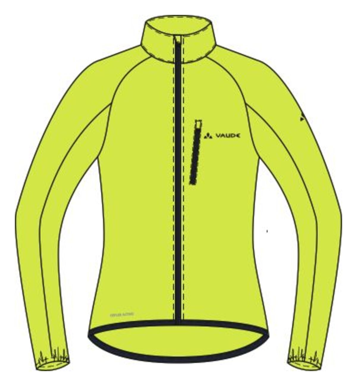 VAUDE Drop Jacket III Femme jaune