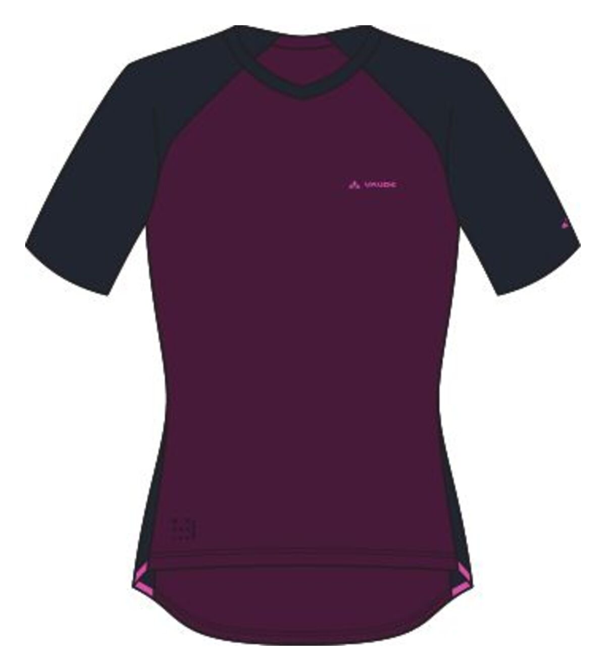 VAUDE Moab Pro Maillot manches courtes femme violet/noir