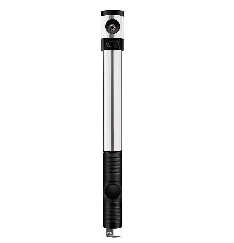 Crankbrothers Klic HP pompe à main incl. support de cadre silver