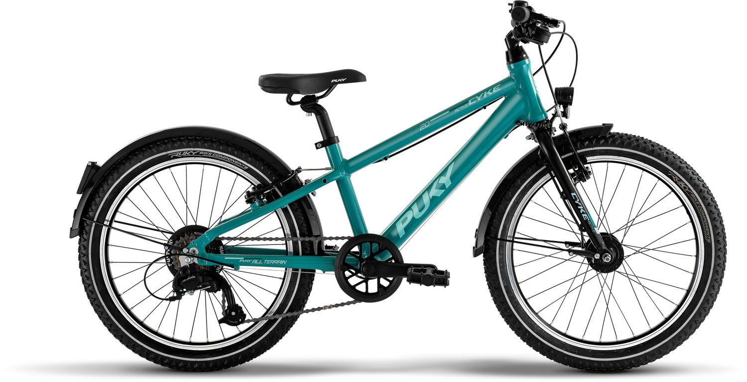 PUKY CYKE 20-7 Alu ACTIVE turquoise/noir (2025)