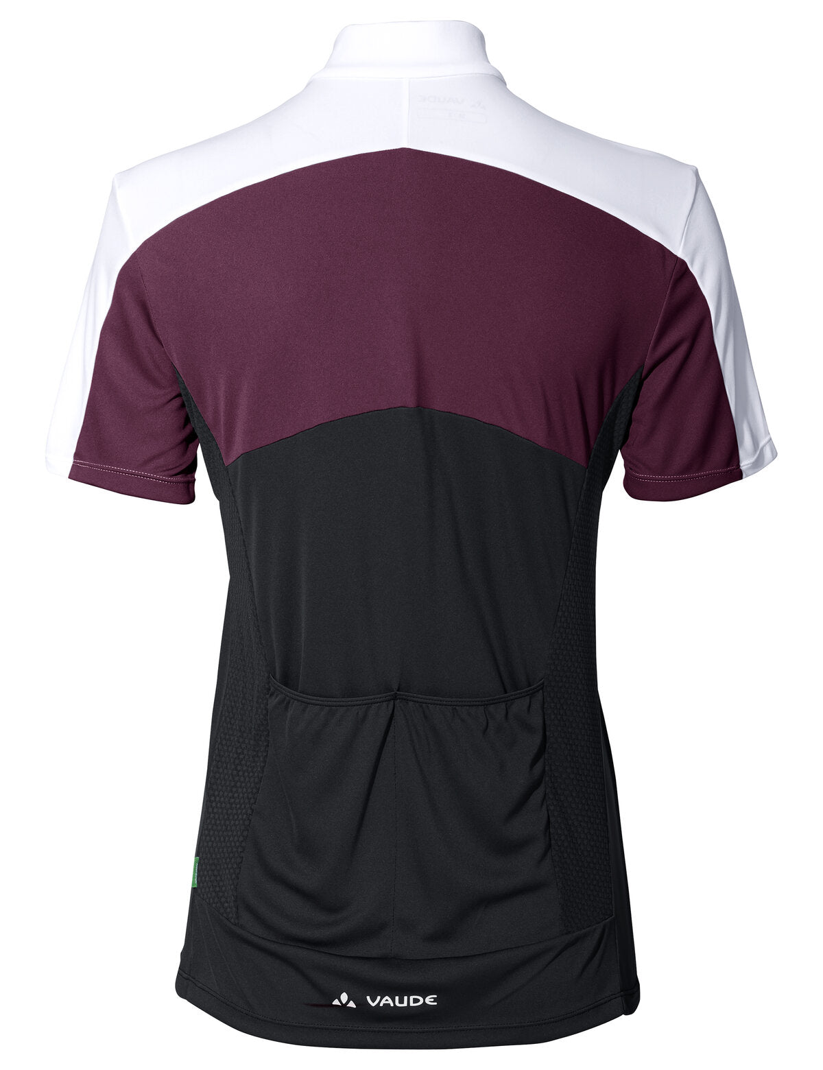 VAUDE Matera Maillot manches courtes zippé intégral femme noir/violet