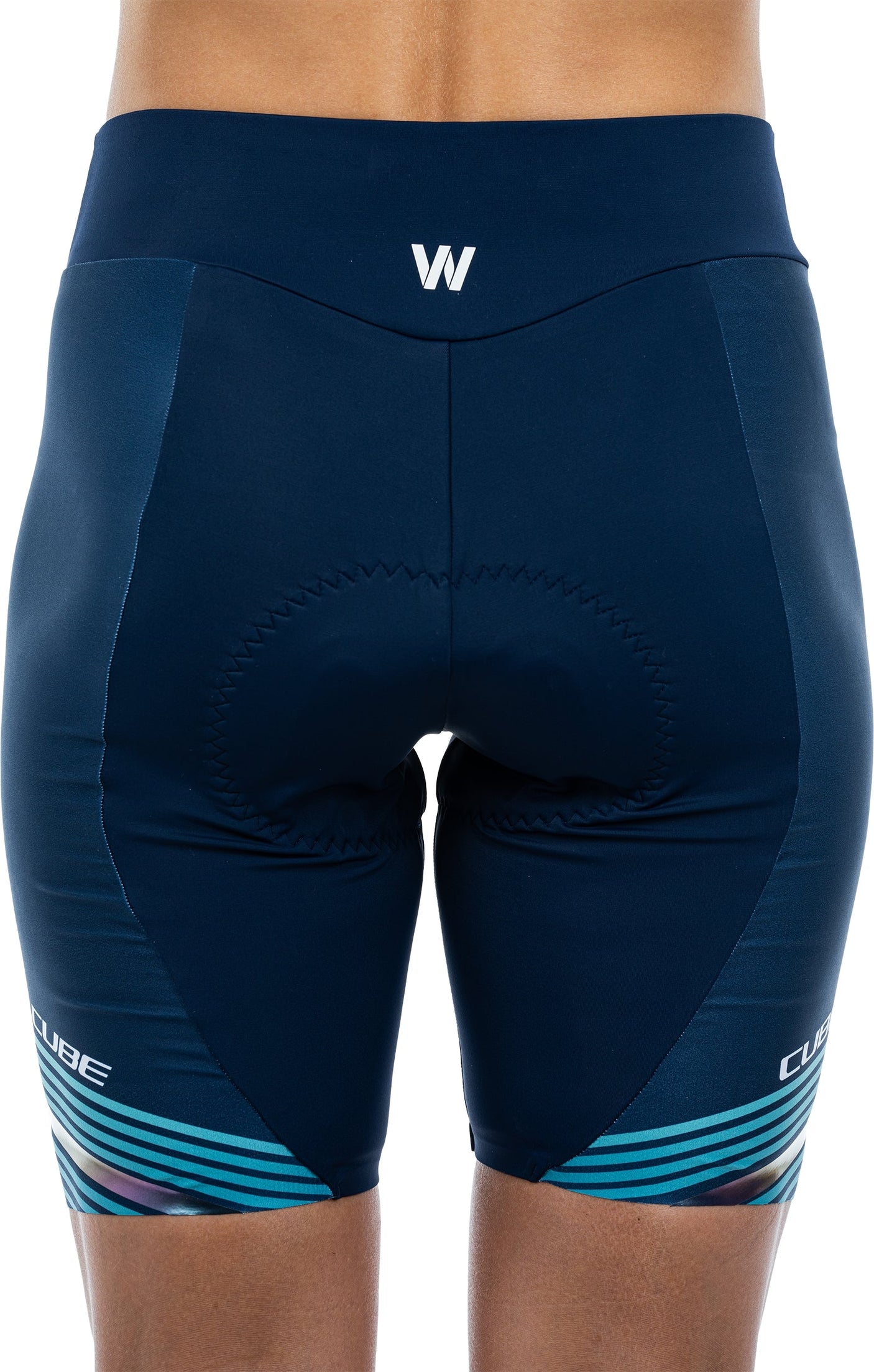 CUBE TEAMLINE WS Cuissard court blue´n´mint