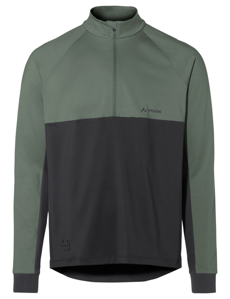 VAUDE T-shirt homme Qimsa Halfzip manches longues vert