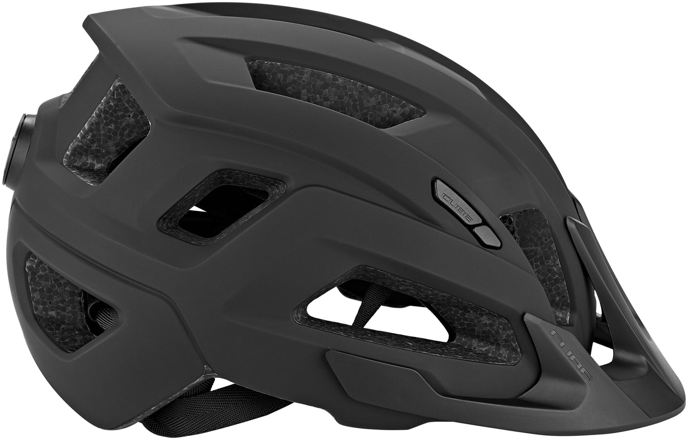 Casque CUBE STEEP mat noir
