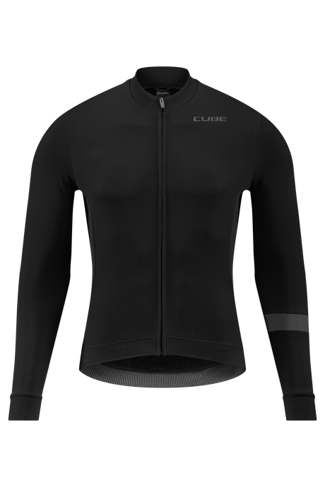 Maillot CUBE BLACKLINE manches longues noir homme