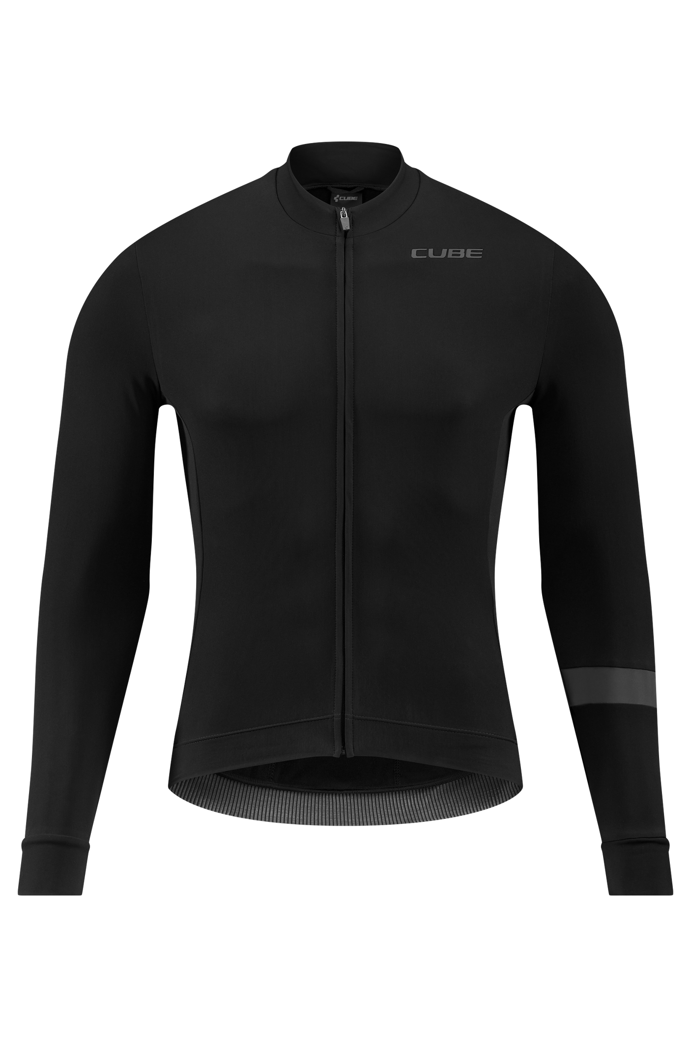 Maillot CUBE BLACKLINE manches longues noir homme