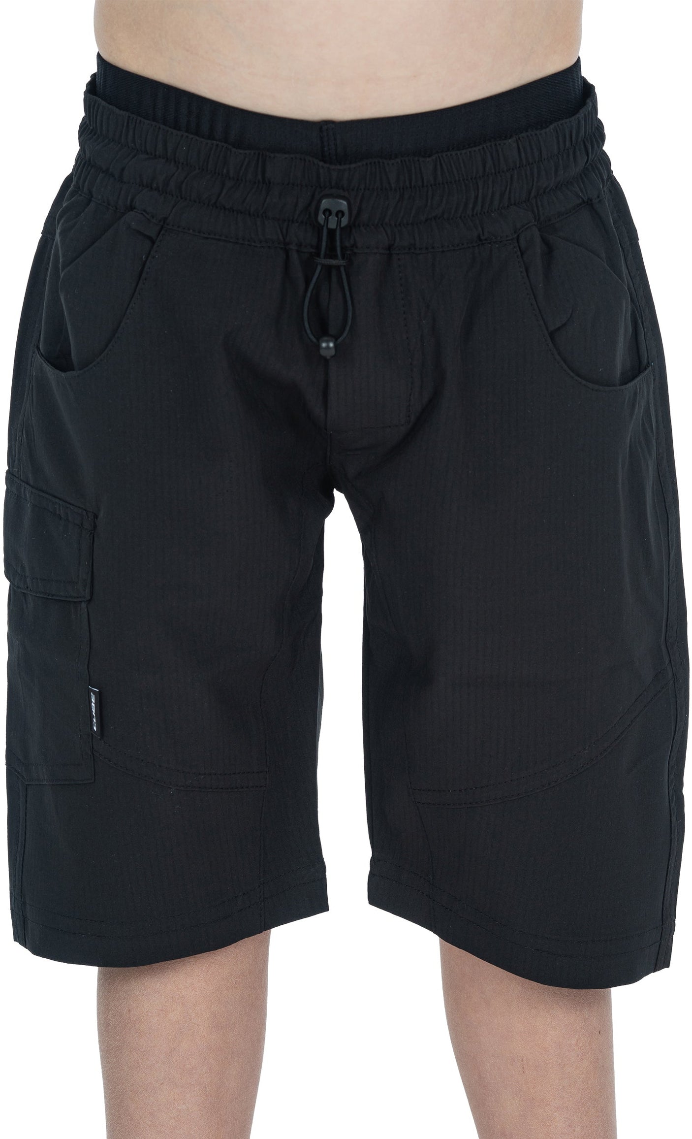 CUBE TEAMLINE Baggy Shorts ROOKIE avec cuissard intégré black´n´white