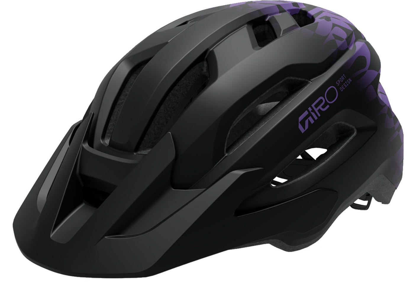 Giro Fixture II noir mat/purple rush