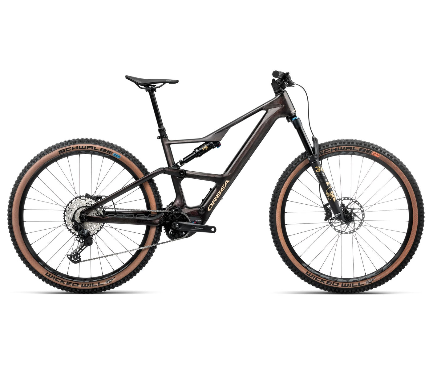 Orbea RISE SL M20 630W Cosmic Carbon View - Sable Doré (2025)