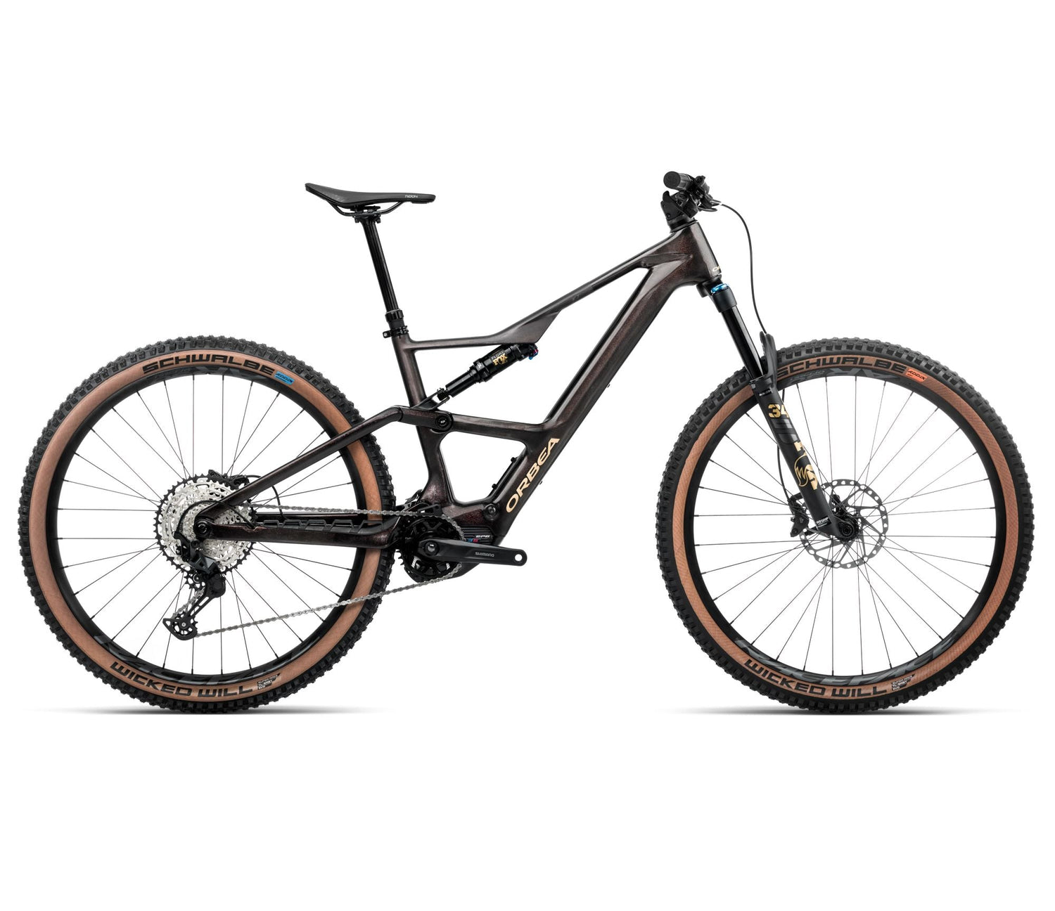 Orbea RISE SL M20 630W Cosmic Carbon View - Sable Doré (2025)