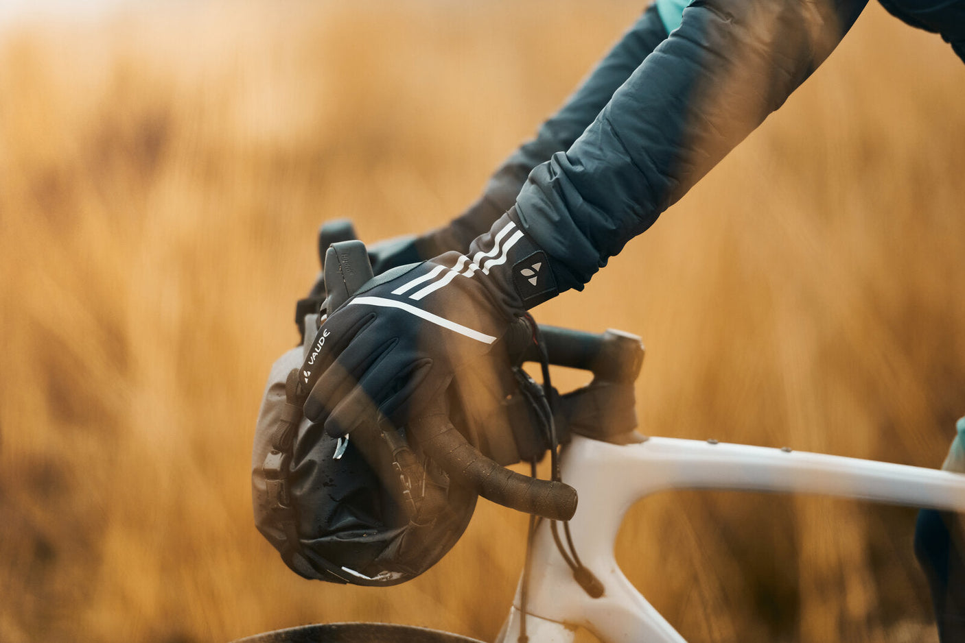 VAUDE Posta Warm Gants orange néon
