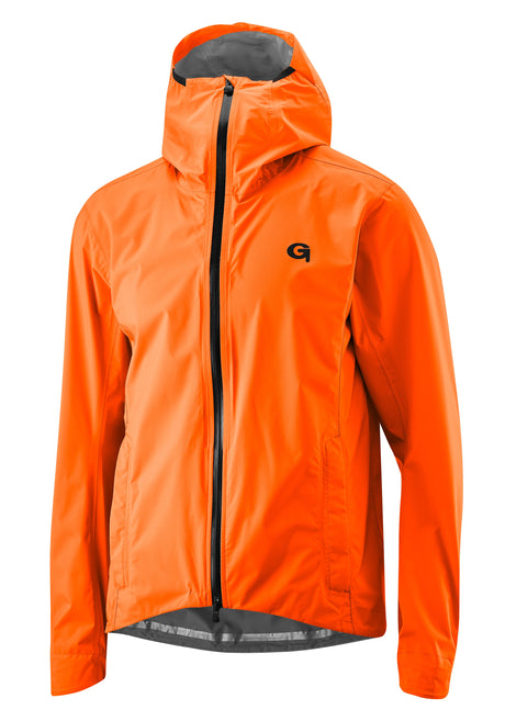 Veste Save Trail M imperméable homme orange