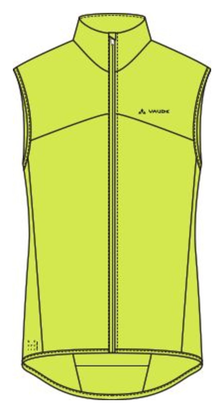 VAUDE Matera Air gilet homme jaune