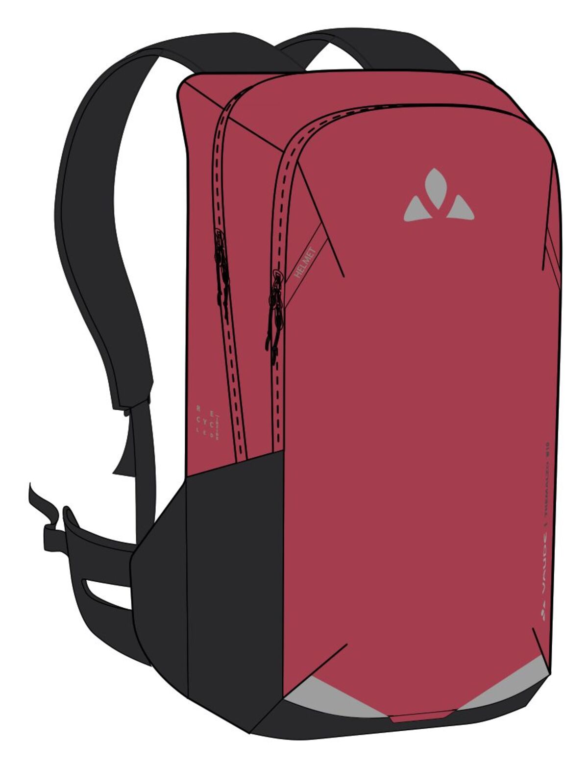 VAUDE Trailvent 10 femme brique