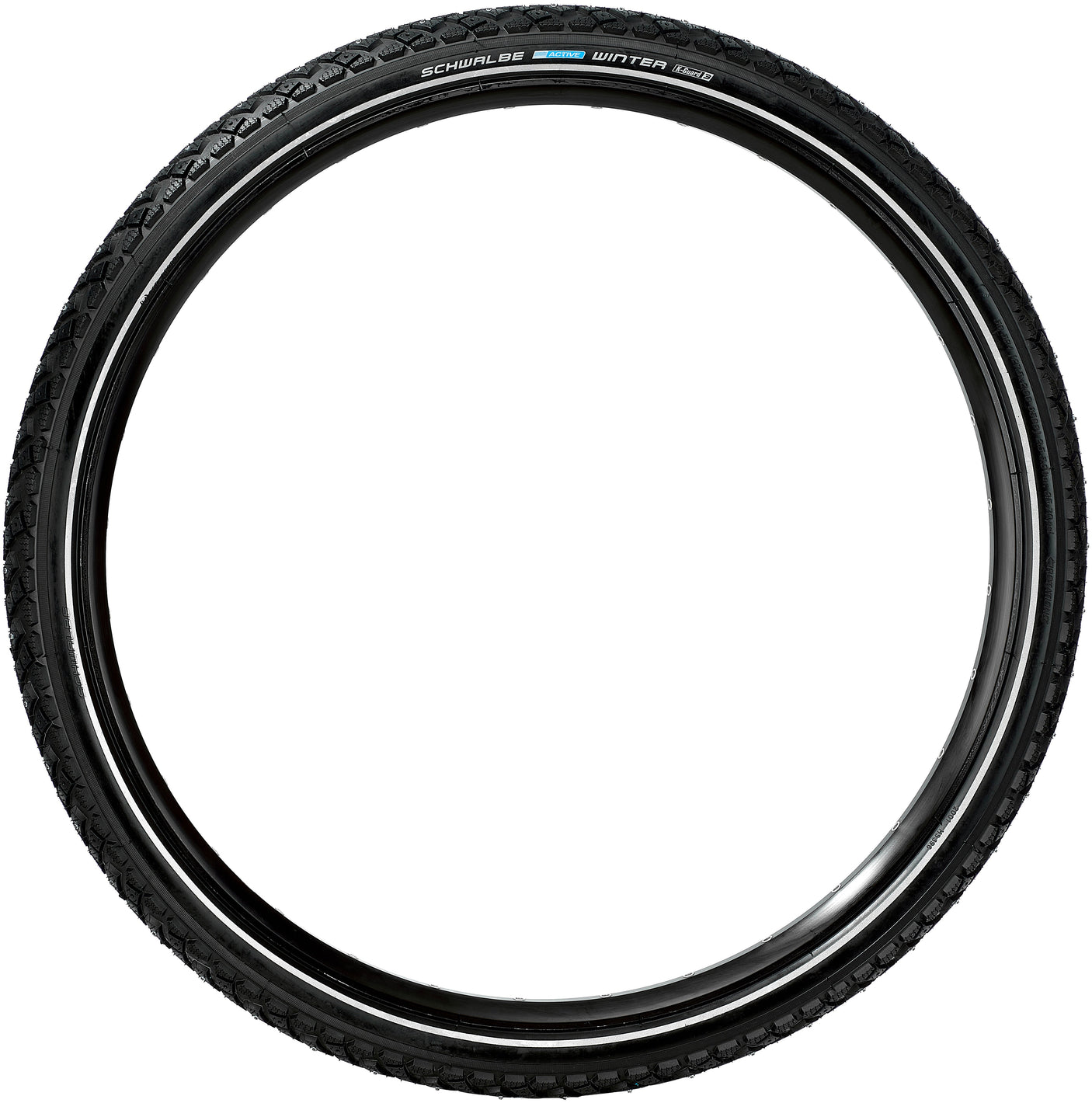 Schwalbe Winter Active pneu à tringle fil 27.5x2.00" K-Guard noir