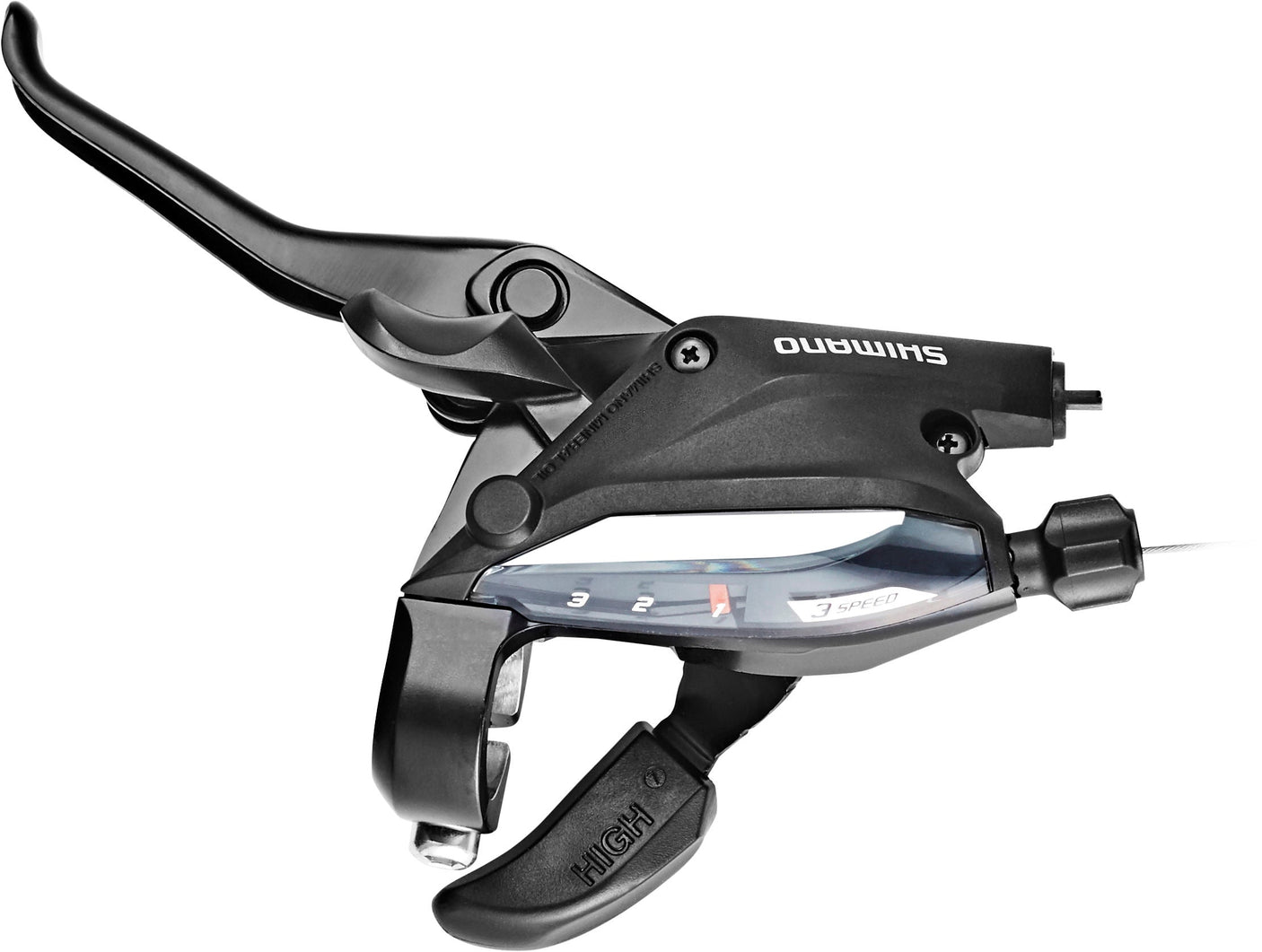 Shimano ST-EF505 Levier de changement/de frein gauche 3 vitesses noir