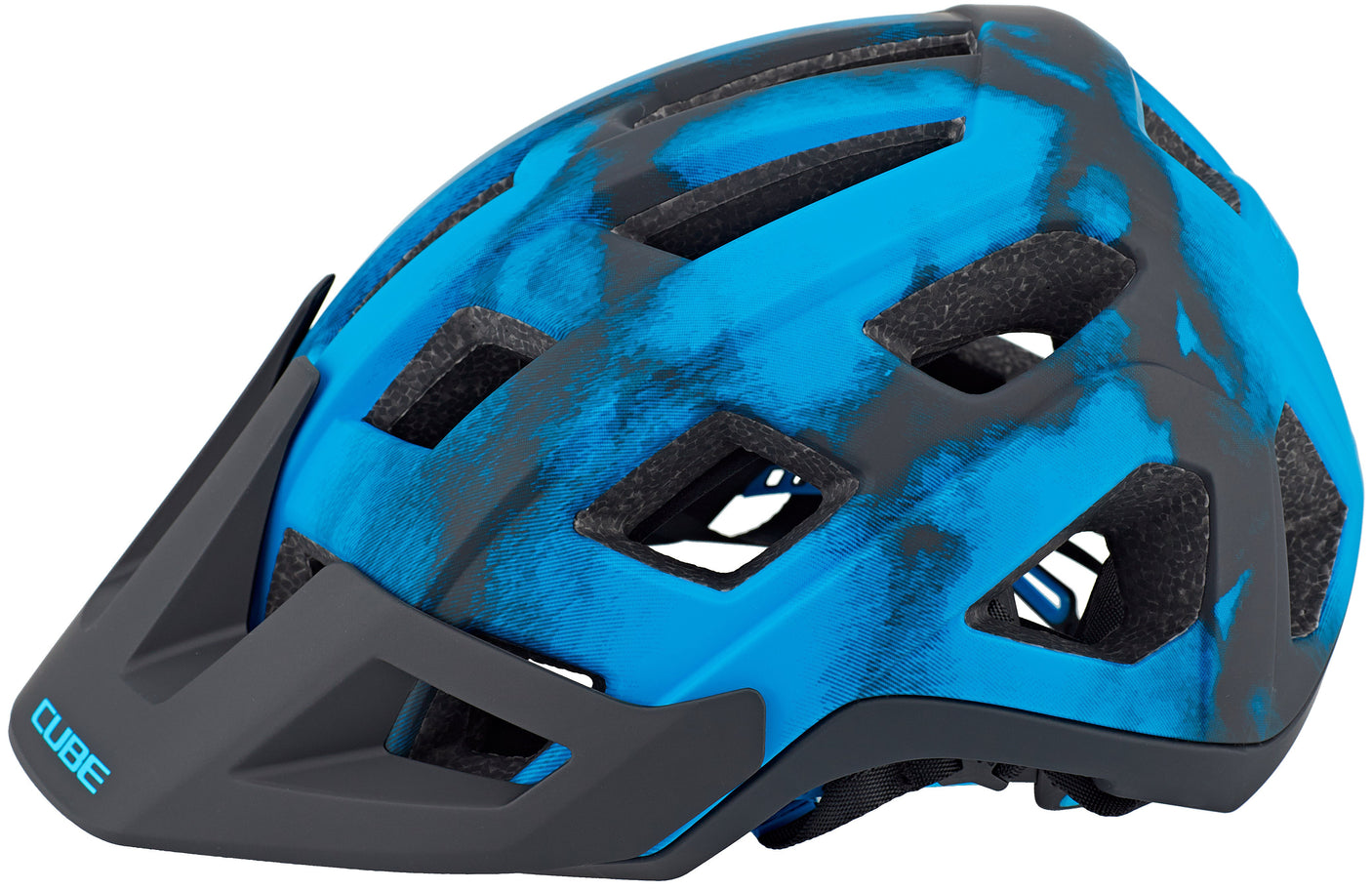 CUBE BADGER casque VTT bleu