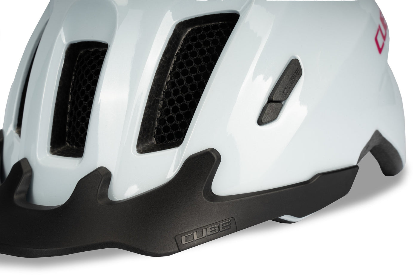 Cube Casque FINK flashwhite'n'pink