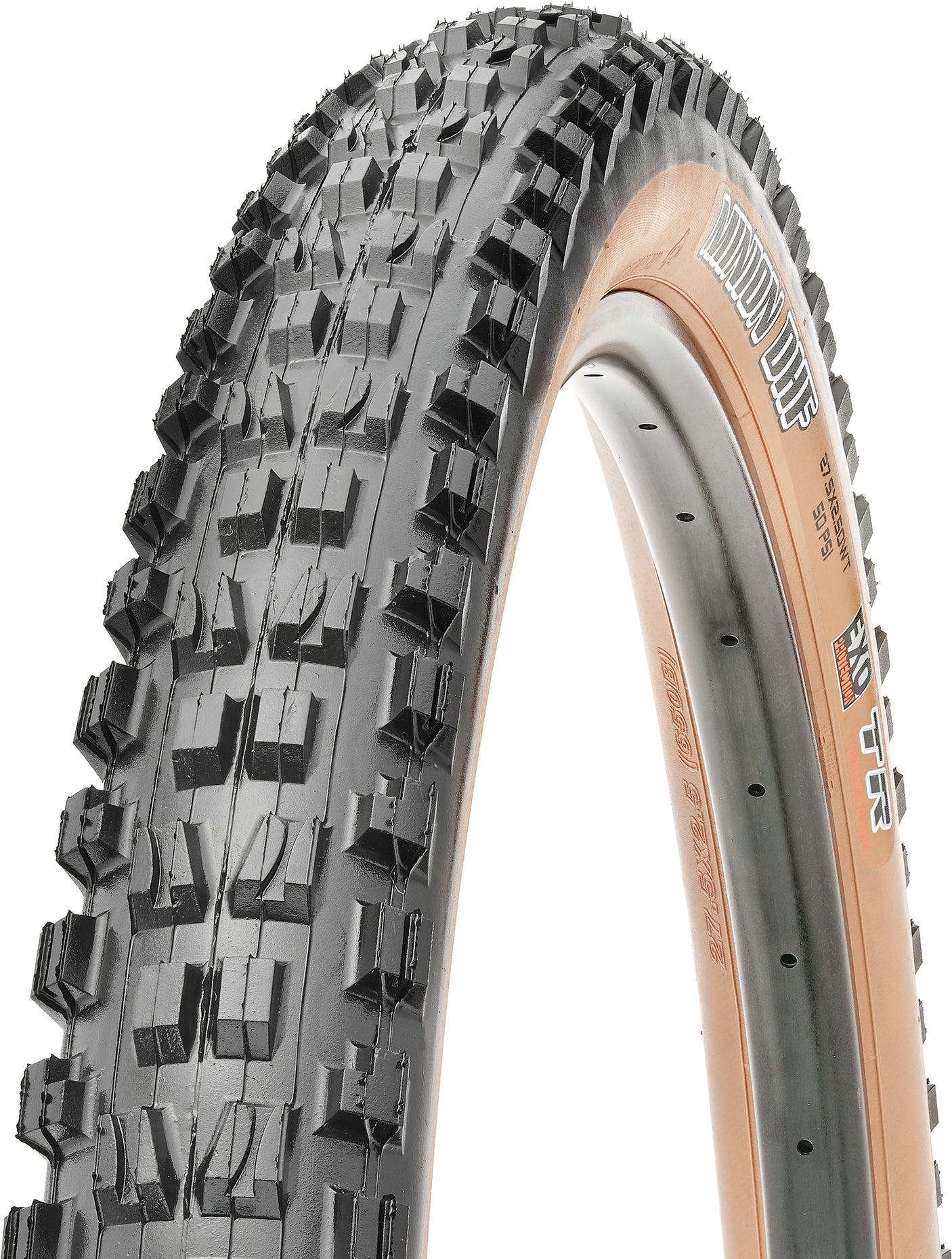 Maxxis Minion DHF Faltreifen 27.5x2.30" 3C MaxxTerra EXO TR Tanwall schwarz/beige