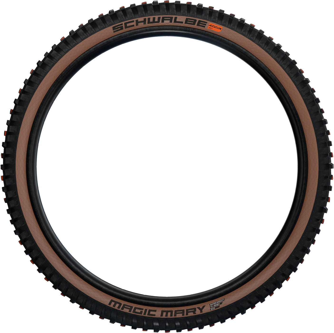 SCHWALBE Magic Mary Super Gravity Faltreifen 27.5x2.40" Addix Soft TLE schwarz/braun