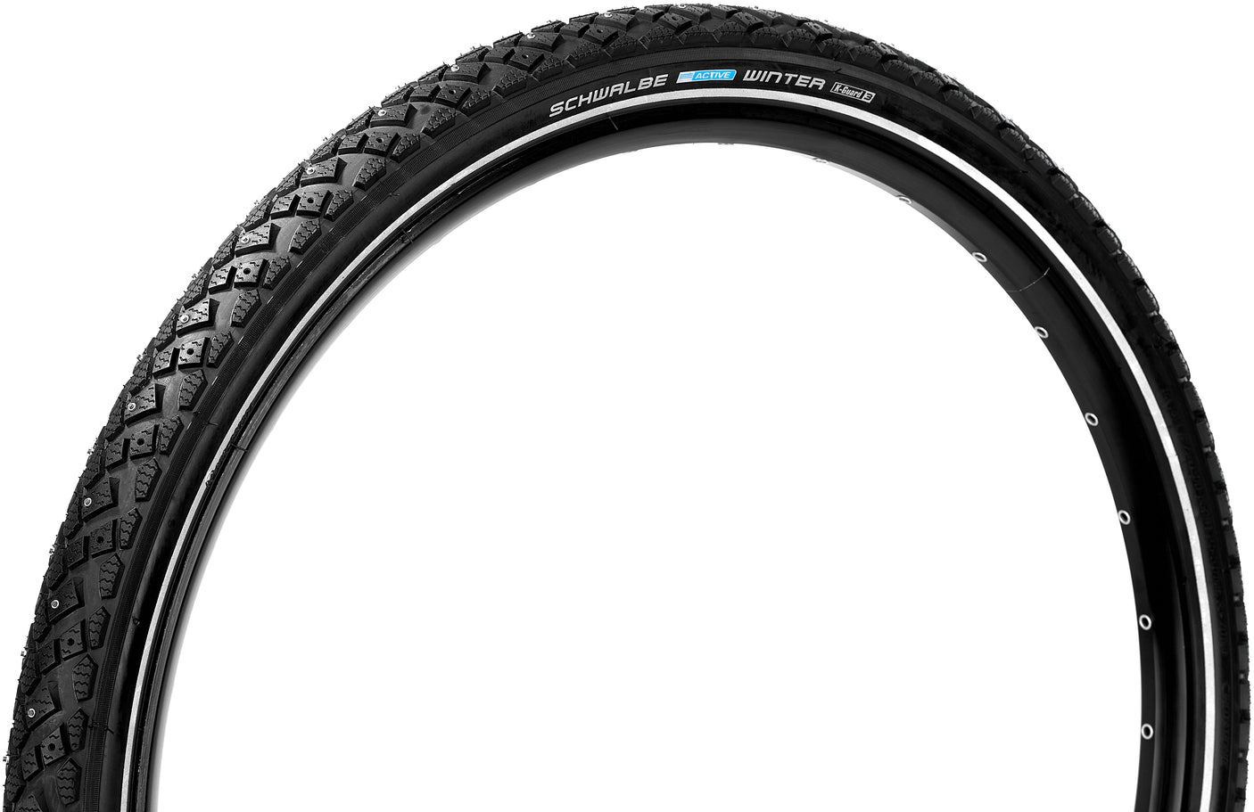 Schwalbe Winter Active pneu à tringle fil 27.5x2.00" K-Guard noir