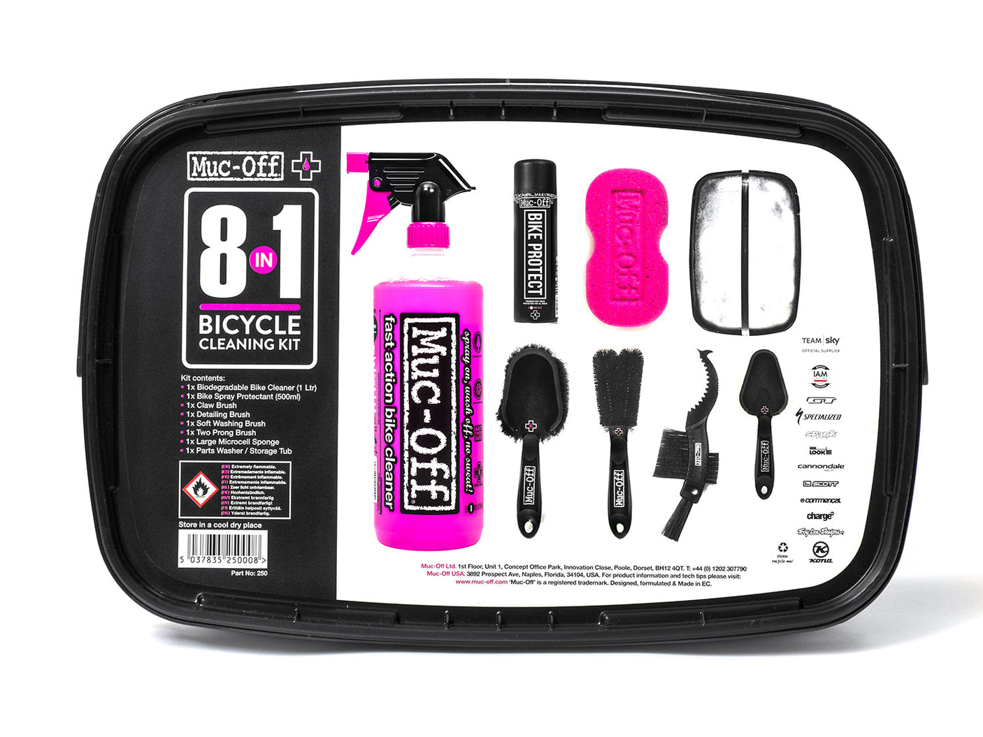Muc-Off 8-en-1 Kit de nettoyage pour vélo