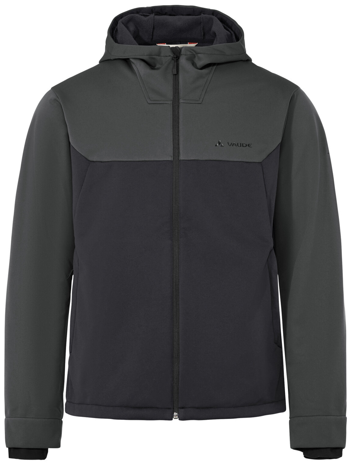 Veste softshell à capuche Qimsa II graphite pour homme VAUDE