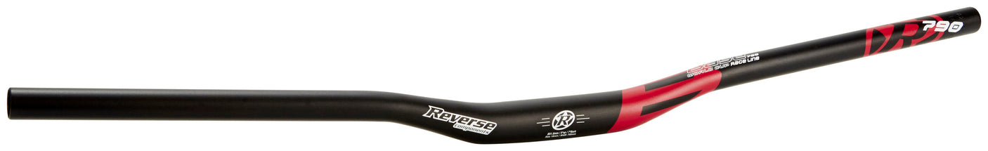 Reverse Base Guidon 790mm Ø31,8mm noir/rouge