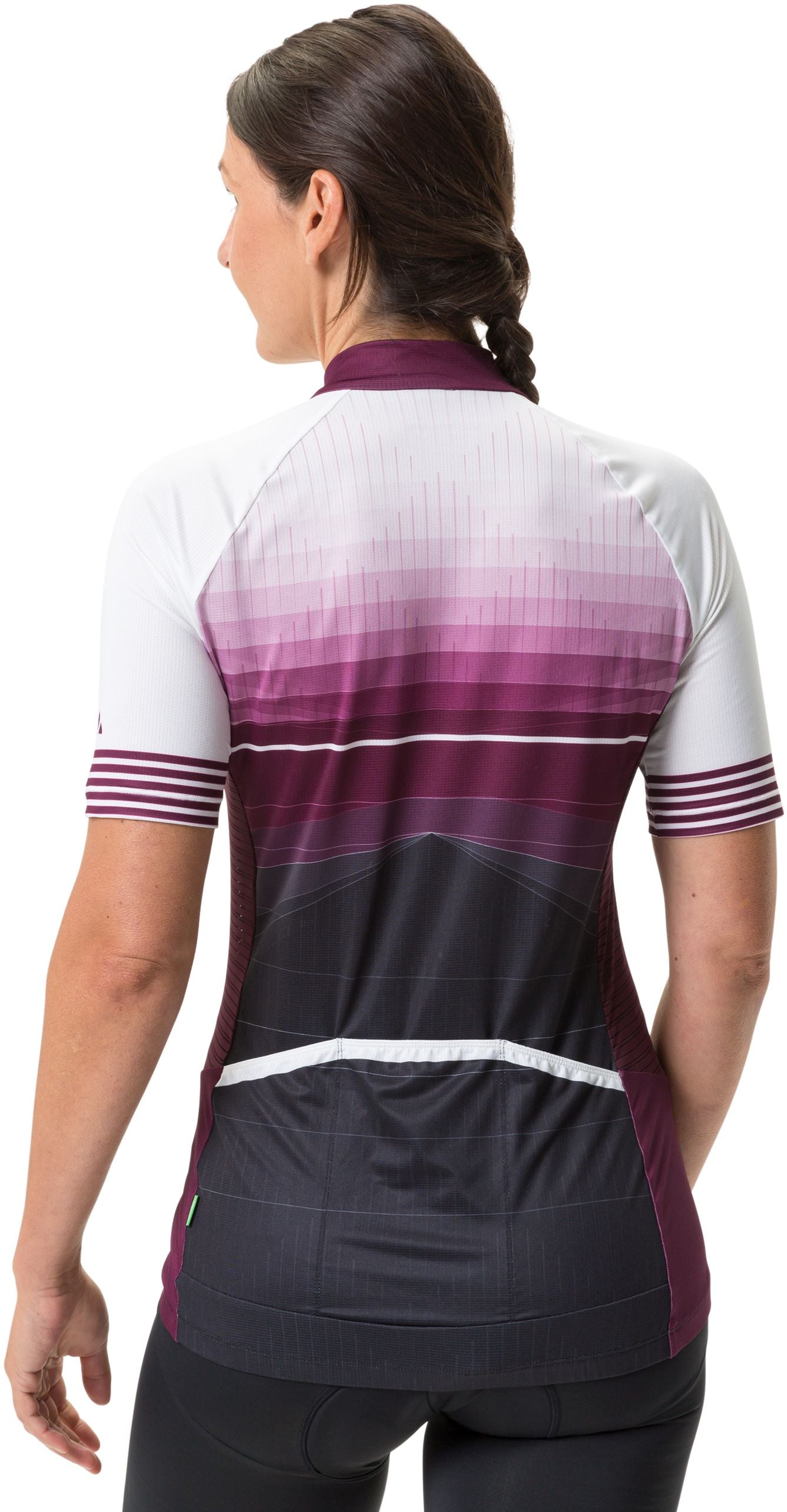 VAUDE Posta Maillot avec fermeture éclair 1/2 femme violet