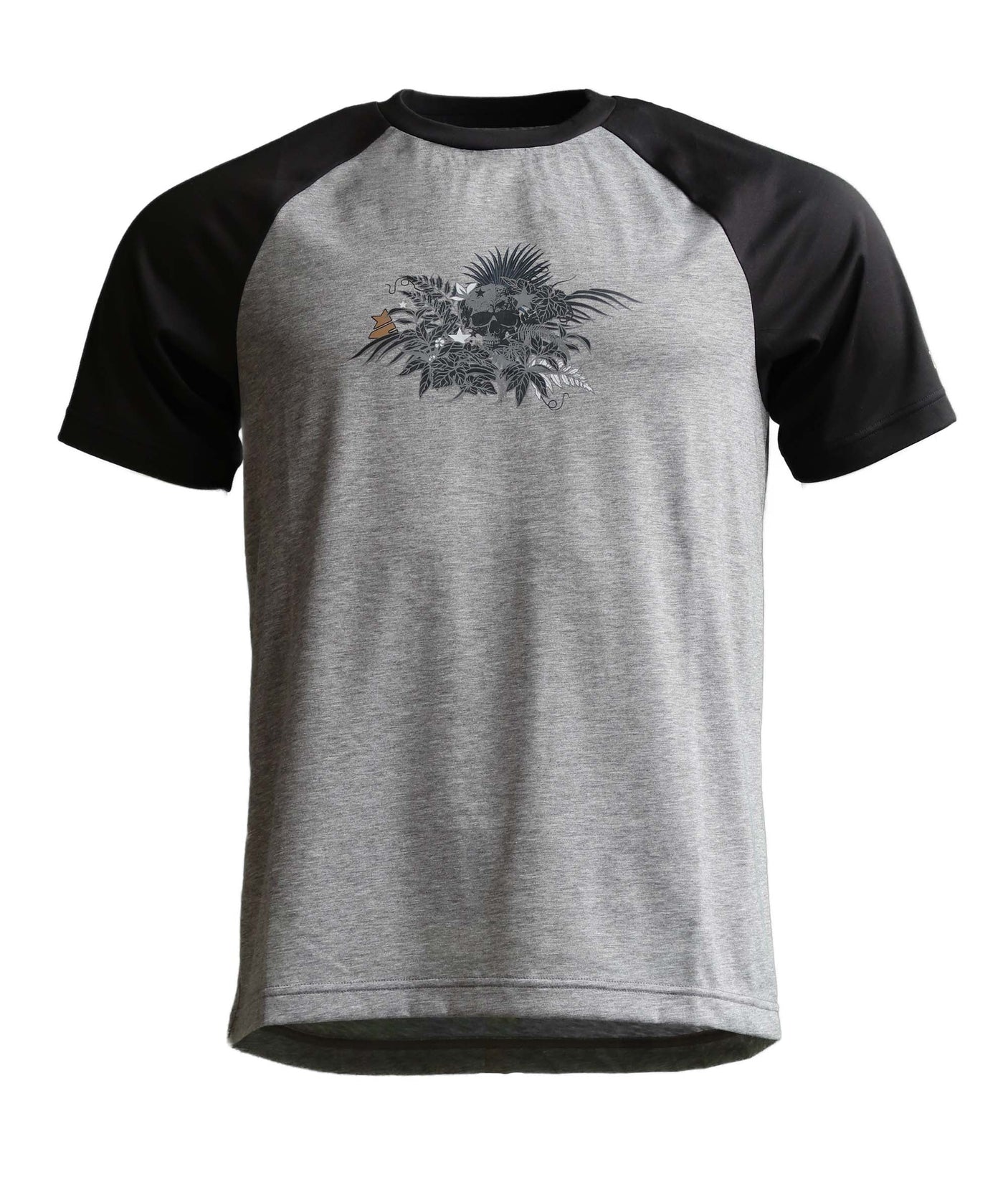 Zimtstern Riderz MTB Tee SS Homme Gun Metal Melange/Pirate Black