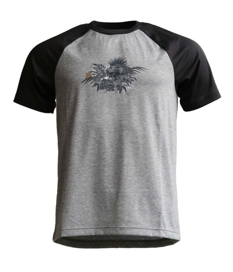 Zimtstern Riderz MTB Tee SS Homme Gun Metal Melange/Pirate Black