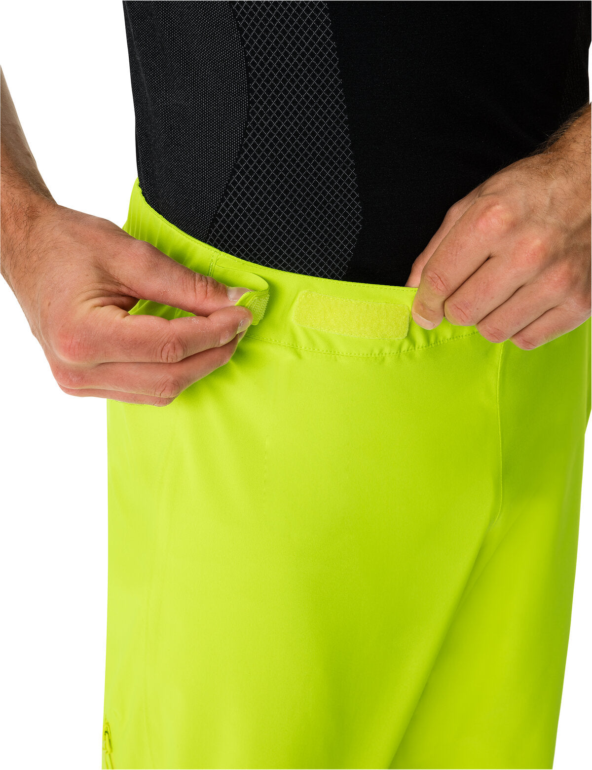 VAUDE Moab Rain Pants Homme jaune néon