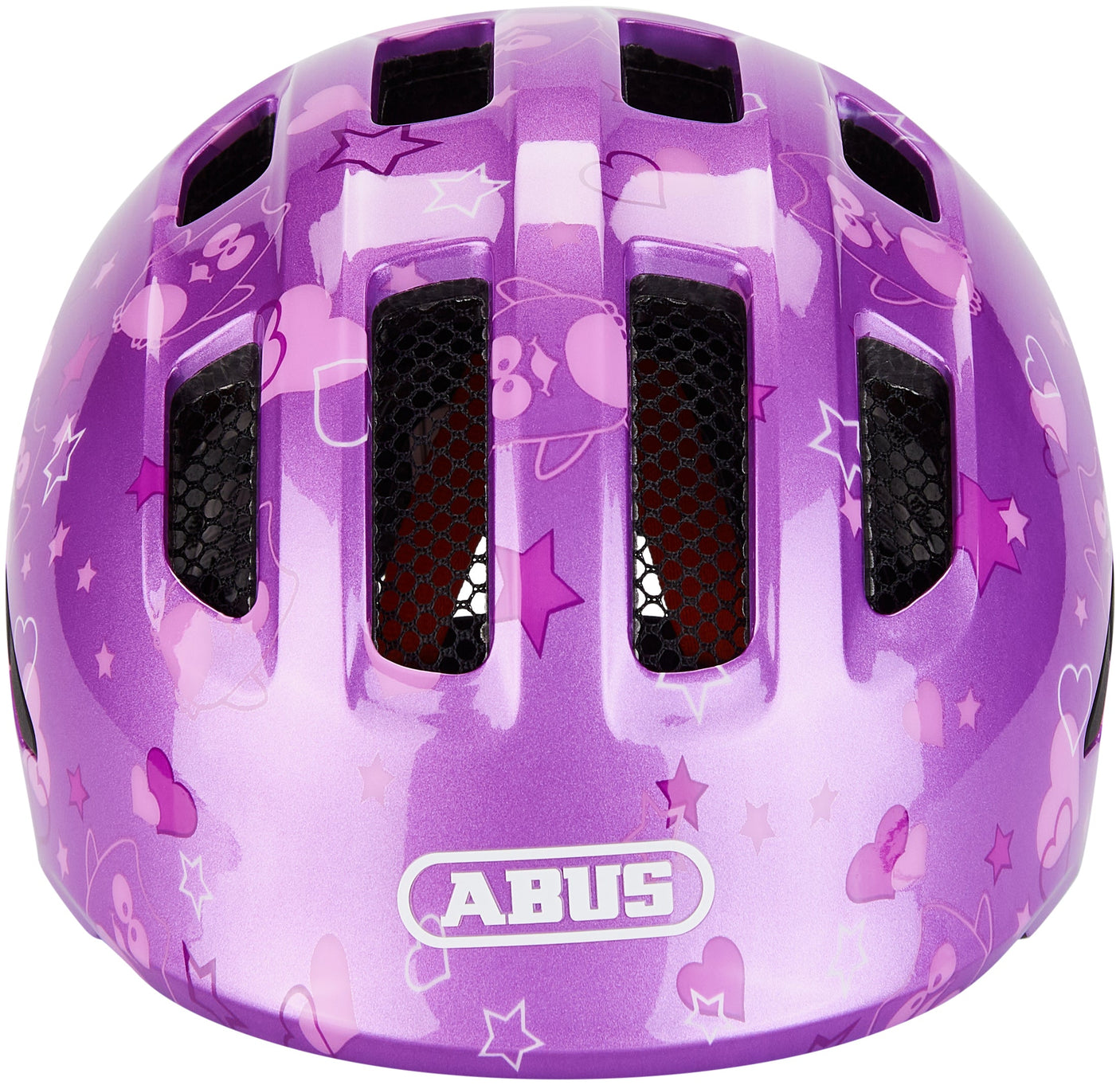 Casque ABUS Smiley 3.0 Kids étoile violette