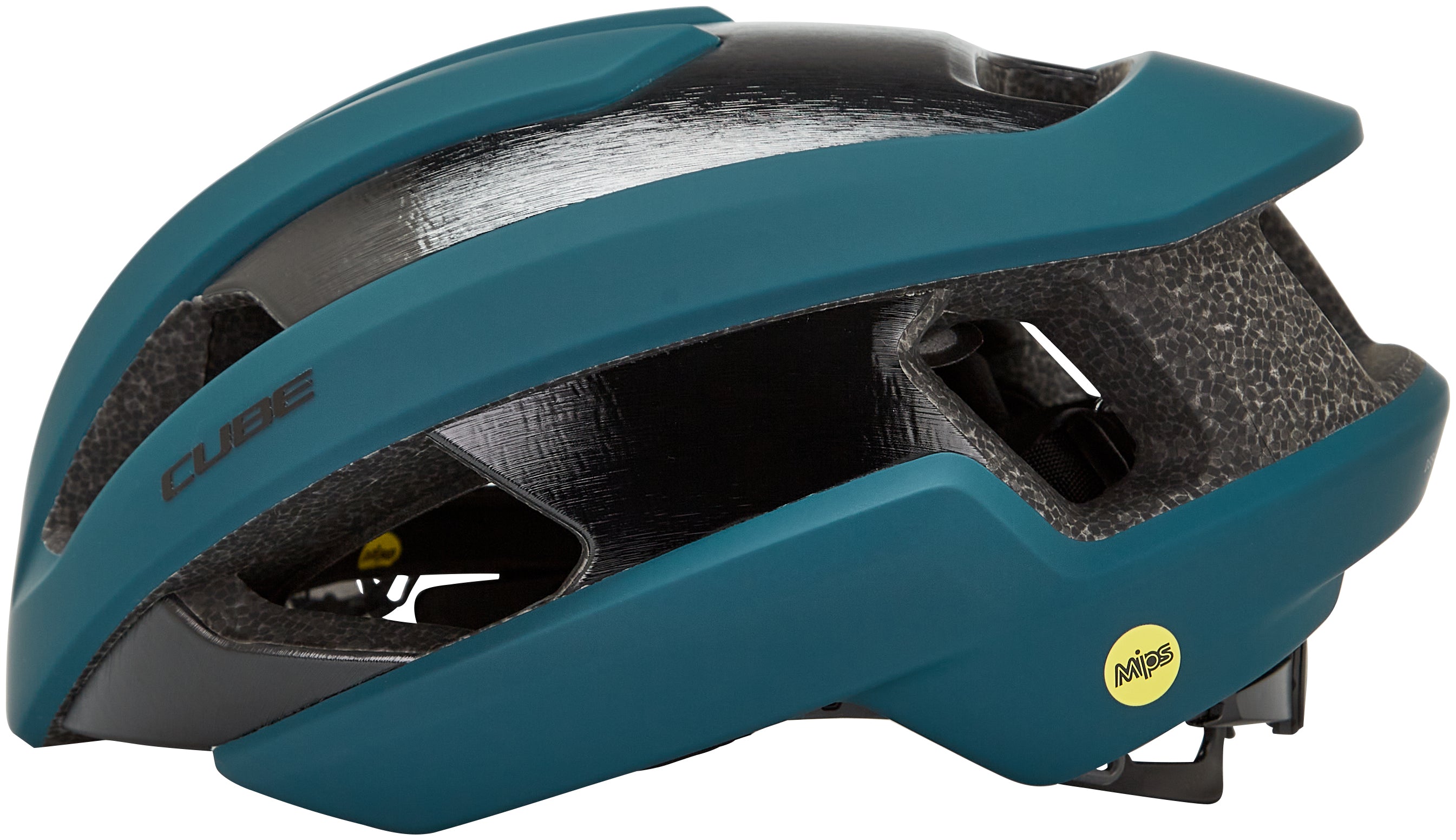 Cube Heron casque de course bleu