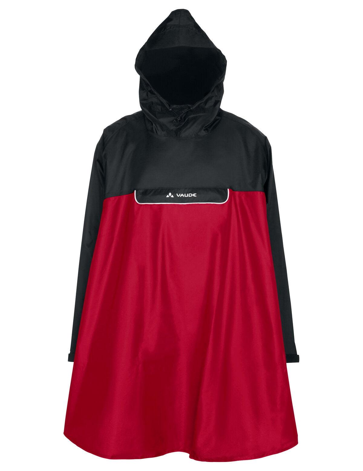 VAUDE Valero Poncho rouge/noir
