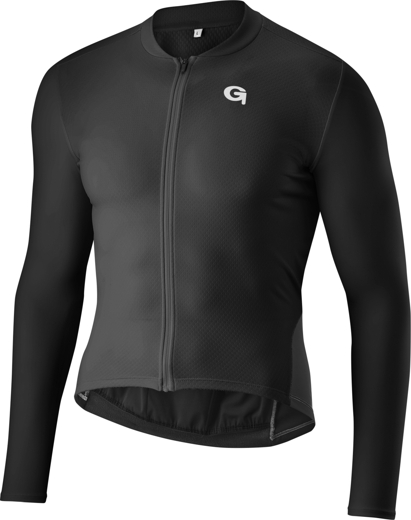 Gonso SITIVO TRIKOT MANCHES LONGUES - Maillot de cyclisme homme 1/1-FZ noir