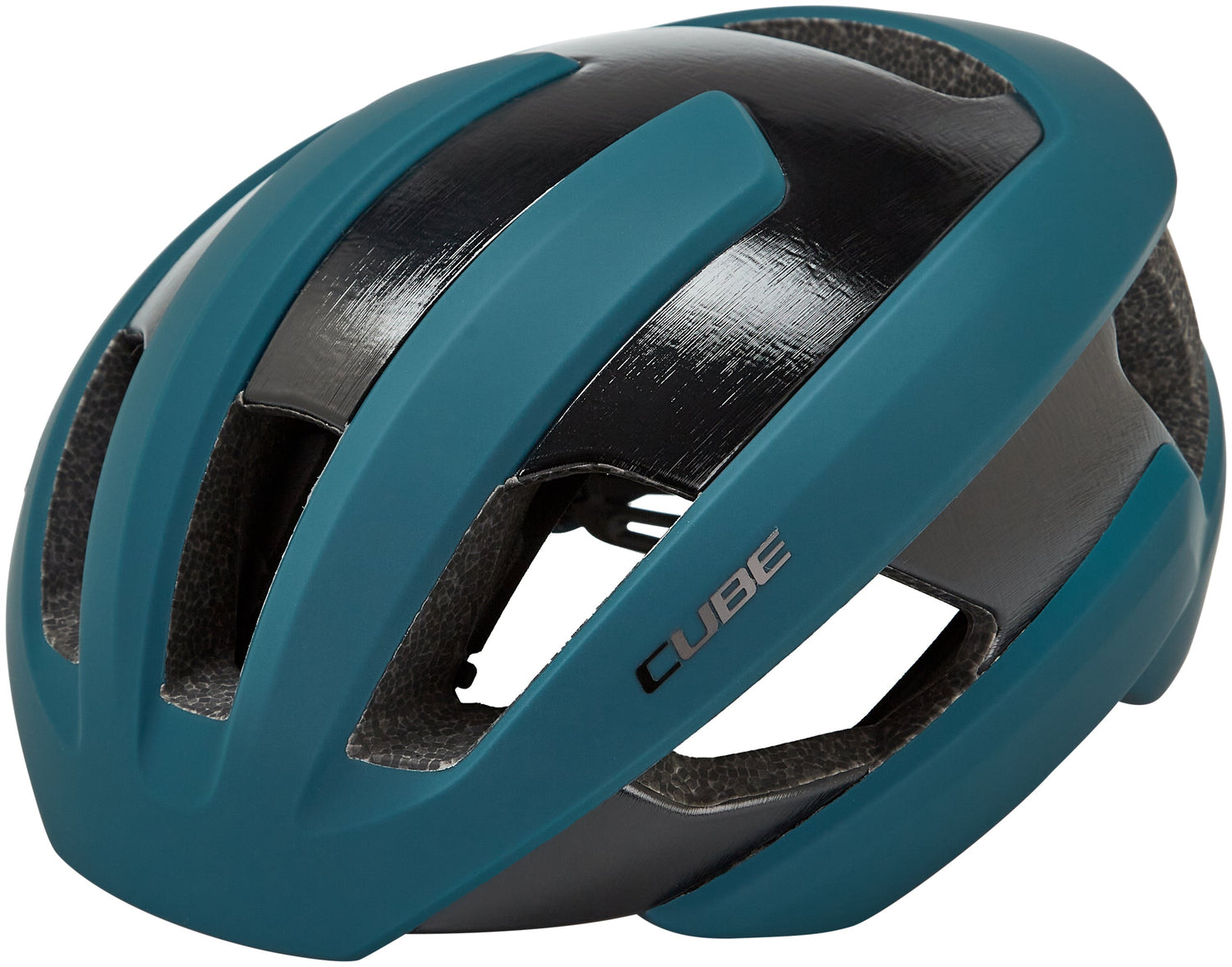Cube Heron casque de course bleu