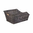 Basil Cento Panier porte-bagages aspect rotin marron
