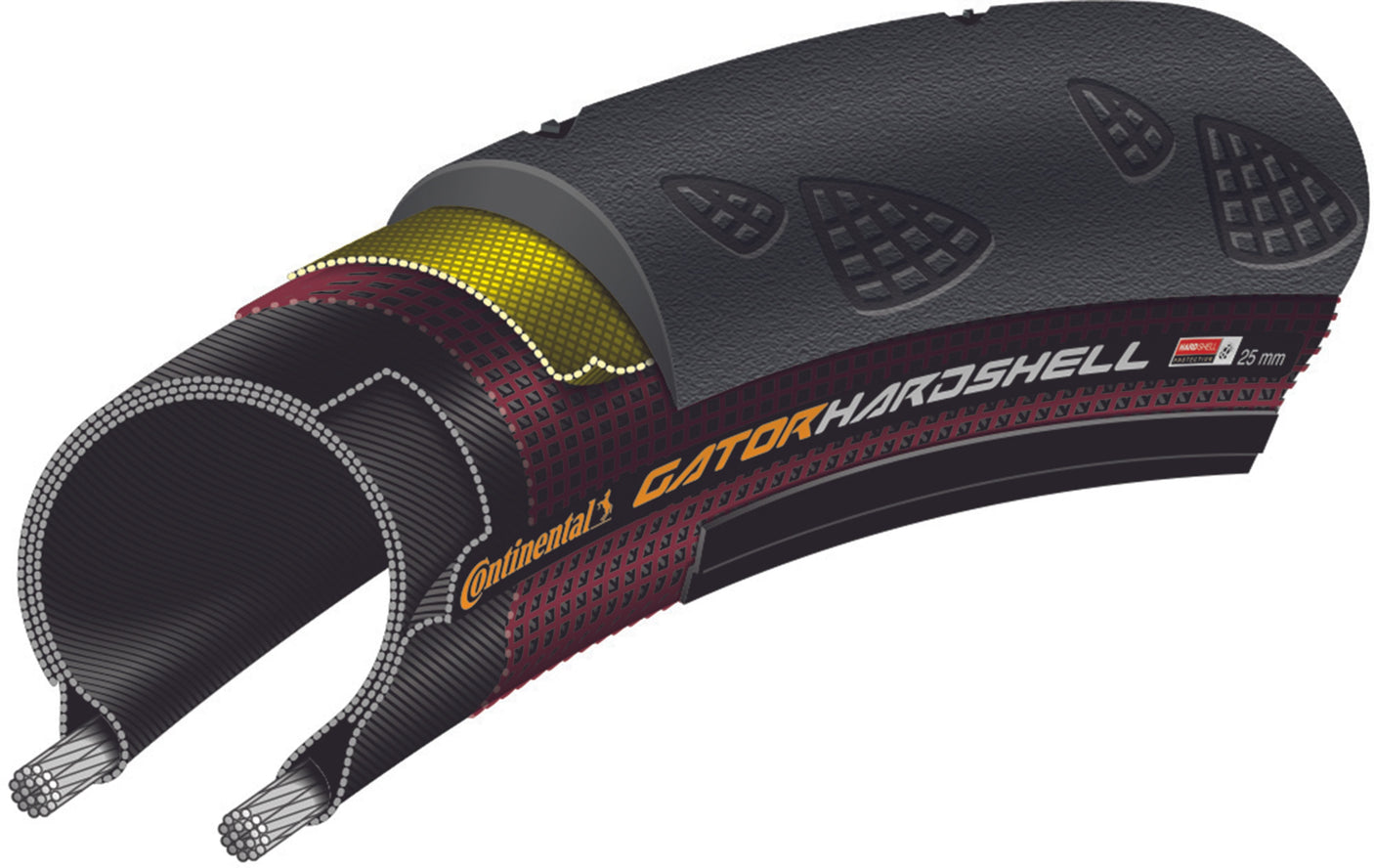 Continental Gator Hardshell pneu à tringle rigide 28"