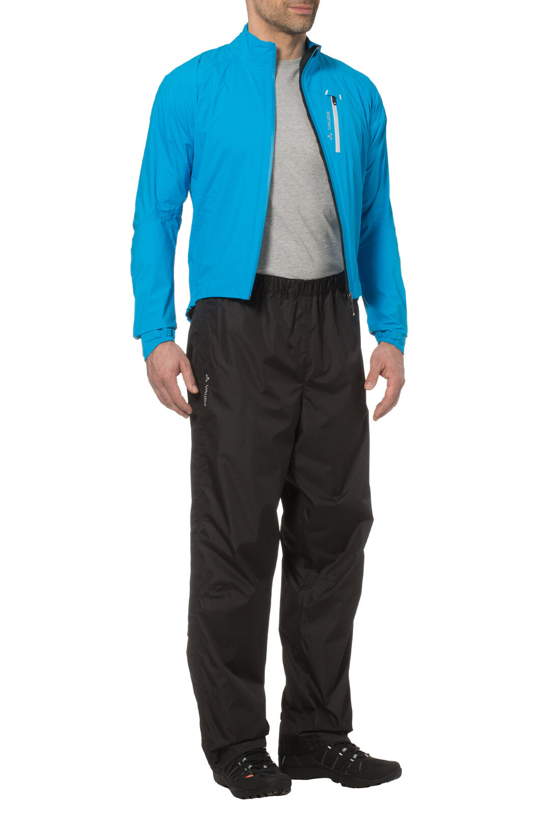 VAUDE Fluid II Pantalon zippé intégral Homme noir