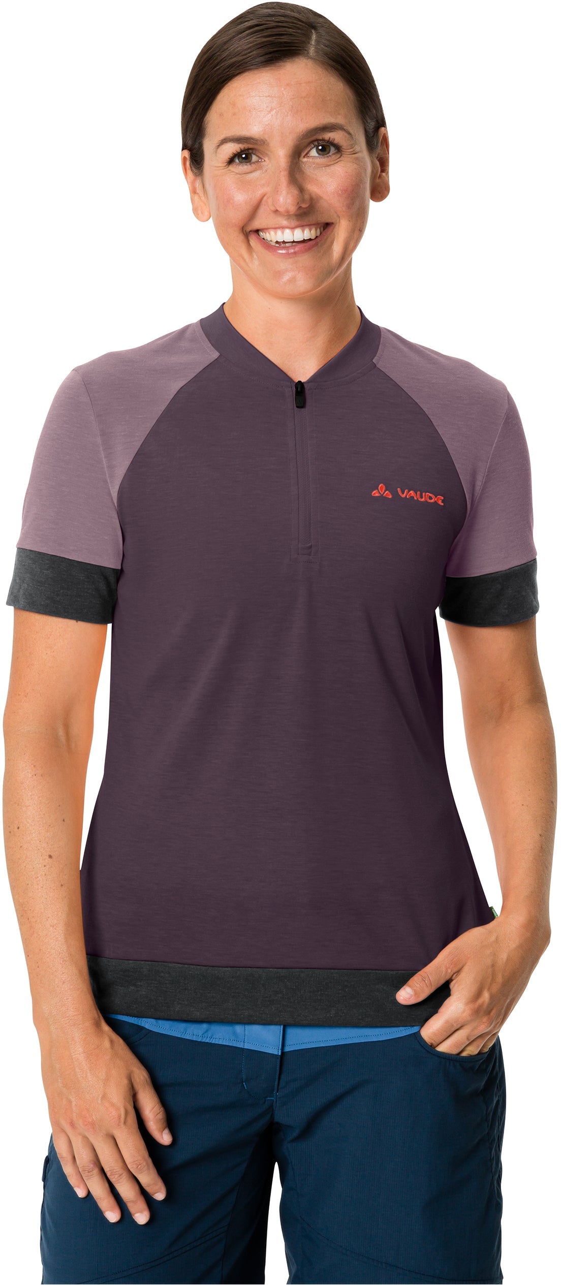 VAUDE Altissimo Q-Zip Shirt Femme violet