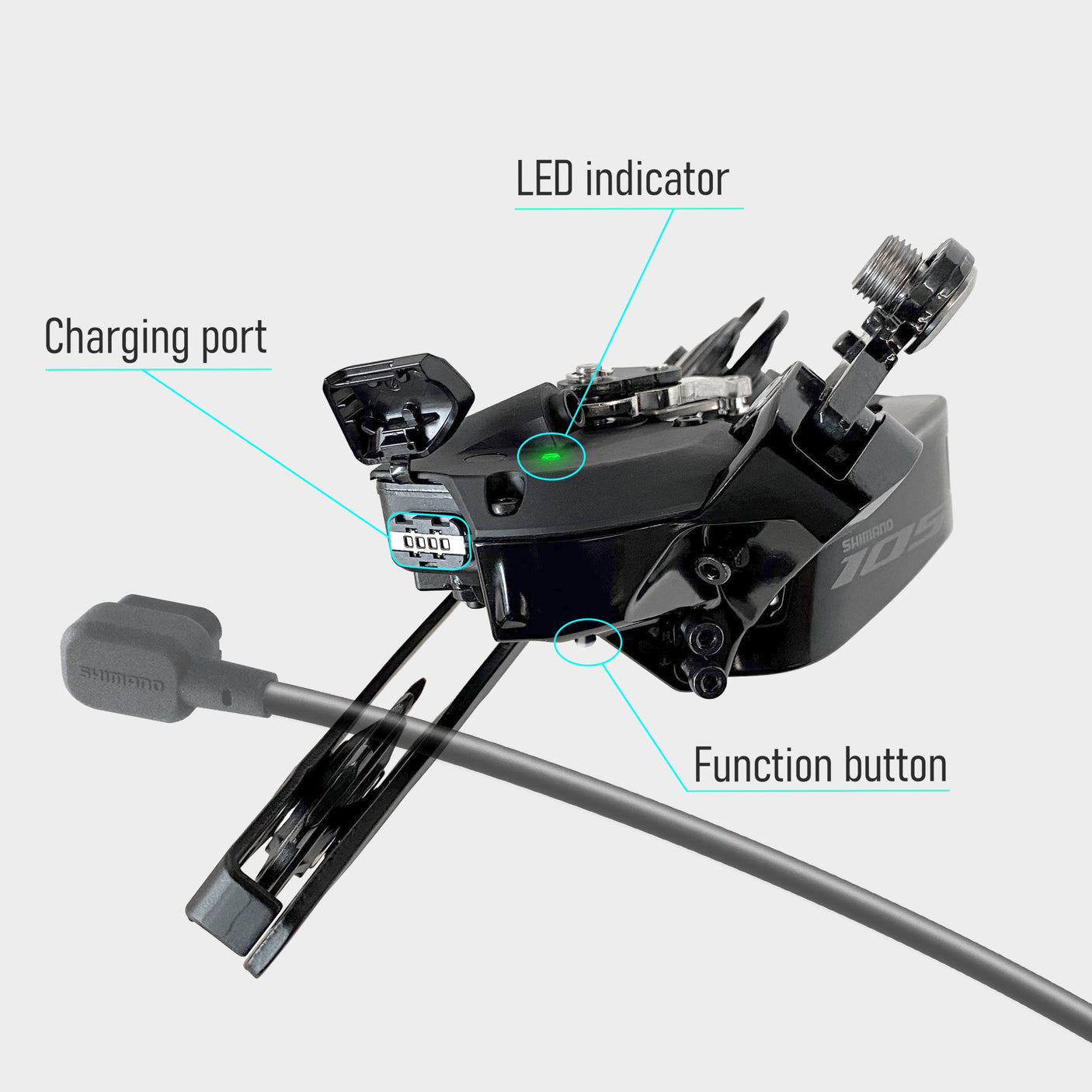 Shimano 105 RD-R7150 dérailleur arrière 12 vitesses DM