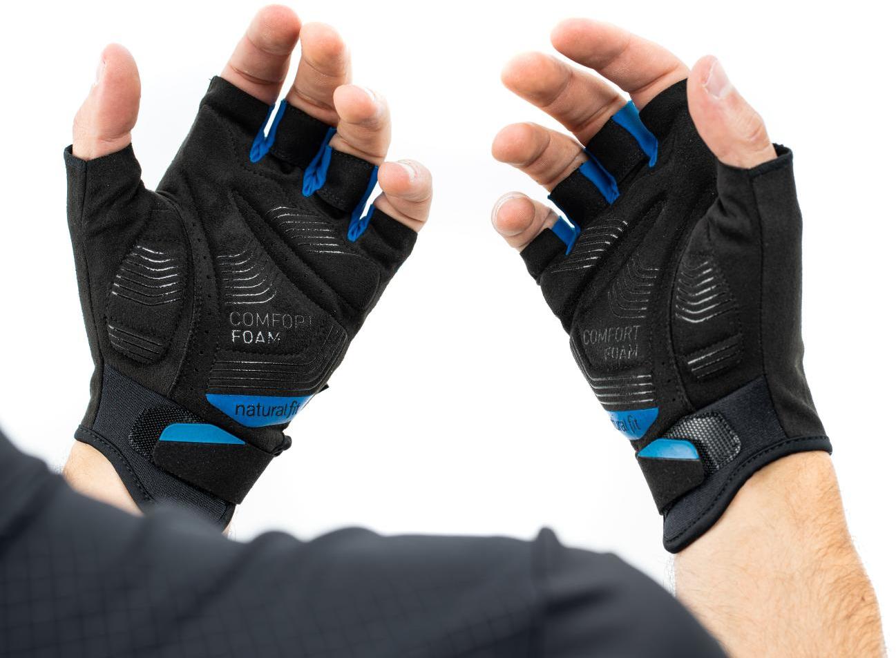 Gants courts CUBE X NF black´n´blue