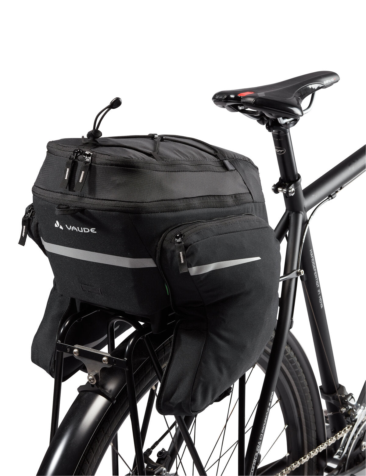 VAUDE Silkroad Plus sacoche de porte-bagages Uniclip noir